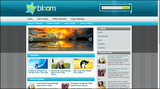 Bloom Magazin Teması