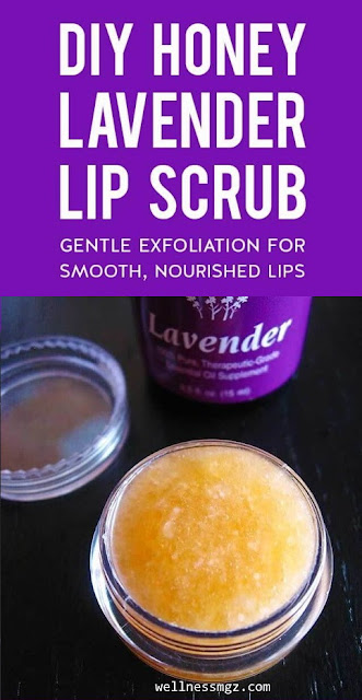 DIY Lavender Lip Scrub