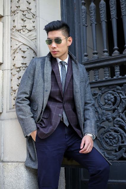 Leo Chan, Levitate Style menswear blogger, Michael Strahan sportcoat