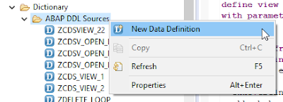 ABAP on HANA – Step by step procedure to create a CDS view using input parameters to display multiple records.