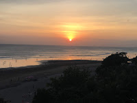 Sunset at Double Six beach, Bali