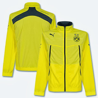 Jaket Grade Ori Dortmund Training Yellow Official 2013/2014