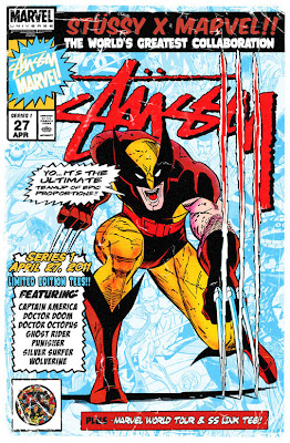 Marvel Comics x Stussy Clothing Collection Series 1 Promotional Art