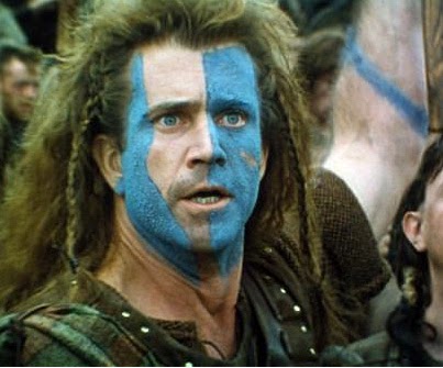 dwight yorke suit. william wallace costume.
