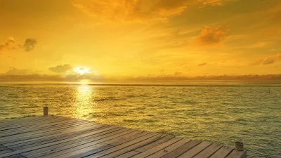 Papel de parede grátis, fotos e imagens da natureza para pc, notebook, celular, iphone e table em hd : Paisagem Pôr do Sol no Mar.