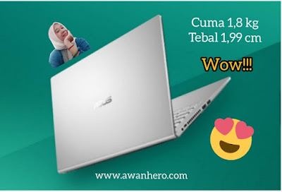 Asus VivoBook 15 A516, 1,8 kg