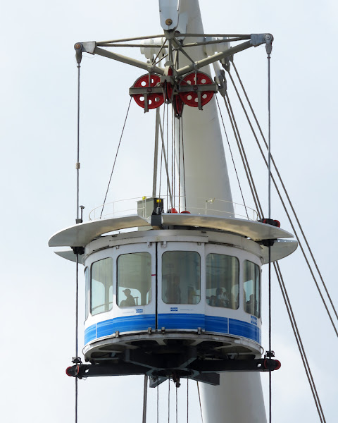 Panoramic lift, Bigo by Renzo Piano, Porto Antico (Old Port), Genoa