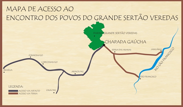 Agência ADISC: Mapa de Acesso ao XIV Encontro dos Povos do ...