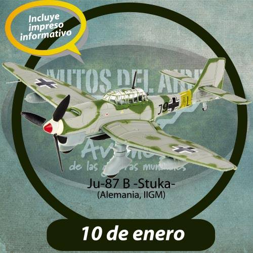 coleccion mitos del aire, ju-87 b -stuka 1:72