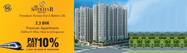 Experience an Exotic Lifestyle in SG Shikhar Height Siddharth Vihar