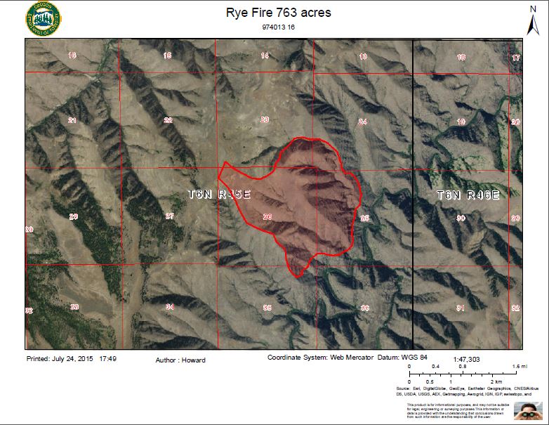 Blue Mountain Fire Information