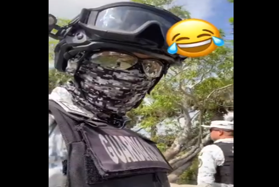 Video: Elementos de La Guardia Nacional se burlan de Sicarios de El CJNG; pura gente de López Obrador ALV