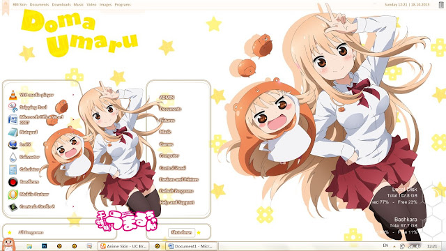 Theme Windows 7 Himouto Umaru-chan By Bashkara