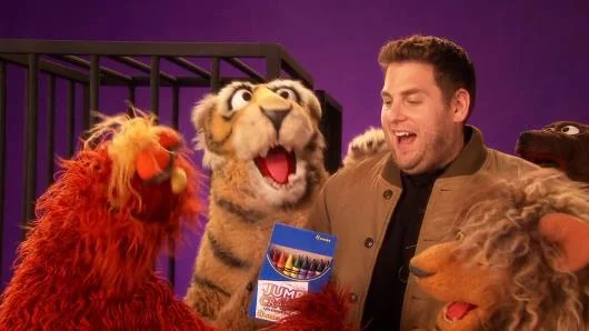 Sesame Street Episode 4512. Jonah Hill and Murray introduce the word of the day, empty.