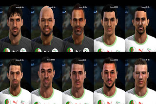 Mini Facepack Algeria Team Pes 2013