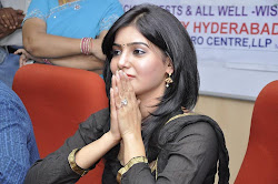 Samantha and Nandini in Awareness of Haemophilia - Press Meet