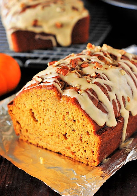 Pumpkin Banana Bread with Honey Glaze Image