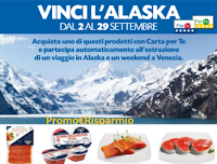 Logo Pam Panorama ''Vinci una vacanza in Alaska'' o 1 weekend a Venezia