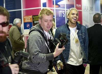 Chris Brown LAX Airport