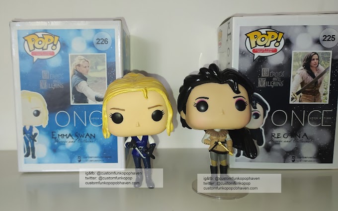 Swan Queen Custom Funko Pop - Heroes And Villains Edition 