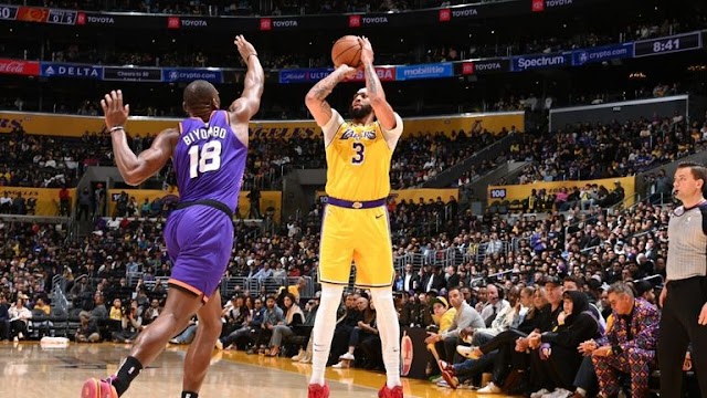 Lakers siguen firmes, vencen 122-111 a Suns