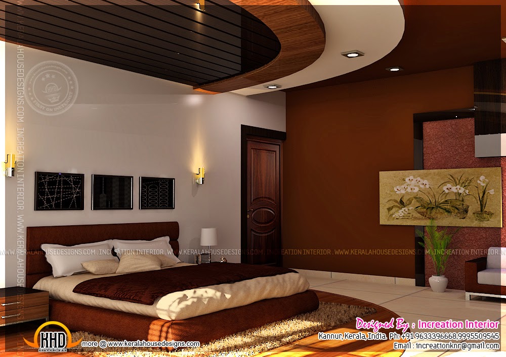  Home  theater  bedroom  and dining interior Kerala home  