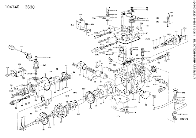 9460610211, 104740-3630 DISTRIBUTOR INJECTION FUEL PUMP ZEXEL