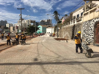 Fotos atualizadas das obras de requalificação na Rua Guedes Cabral (29/12/2015)