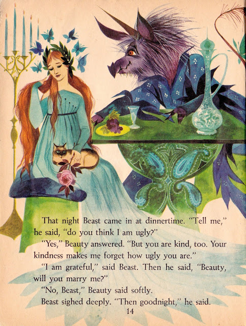 "The Blue Book of Fairy Tales" illustrated by Gordon Laite (1959)