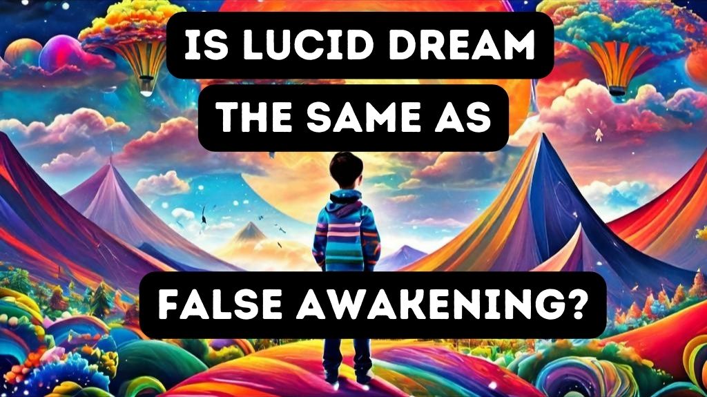 Is Lucid Dream the Same as False Awakening?