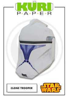 Kuri Paper - Helmet Clone Trooper papercraft