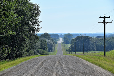 Trans Canada Trail route Olds Alberta.