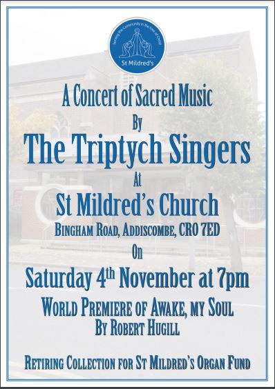Awake, my soul! World premiere of my new anthem at Triptych Singers' 50th anniversary concert