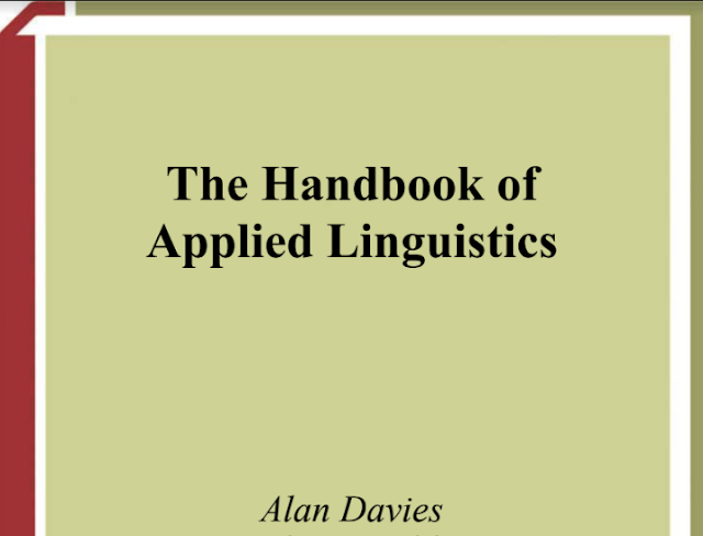 Download Buku Bahasa Inggris Tentang The Handbook Of Aplied Linguistics Pdf