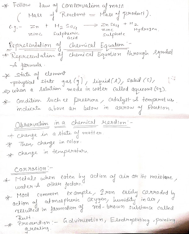 class 10 science chapter 1notes