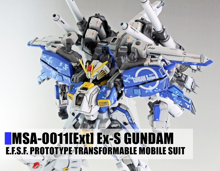 Custom Build Hguc 1 144 Ex S Gundam Gundam Kits Collection News And Reviews