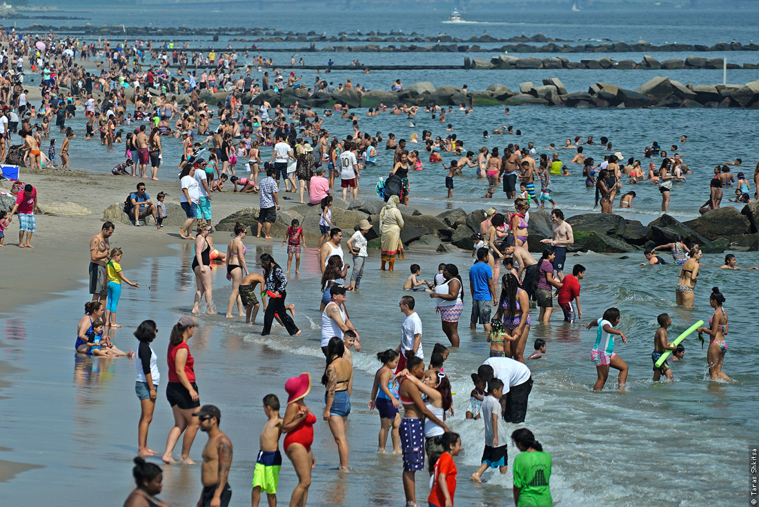 Coney Island Beach. New York