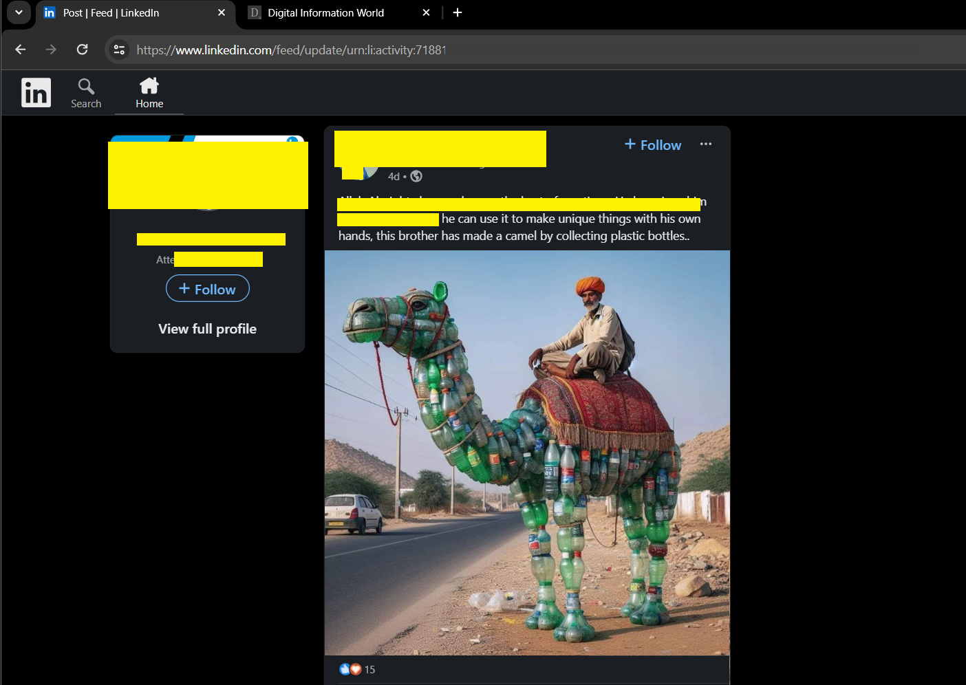 LinkedIn sees rise of bizarre AI-generated images, including wooden carvings and shrimp Jesus, sparking discussion on creativity and AI.