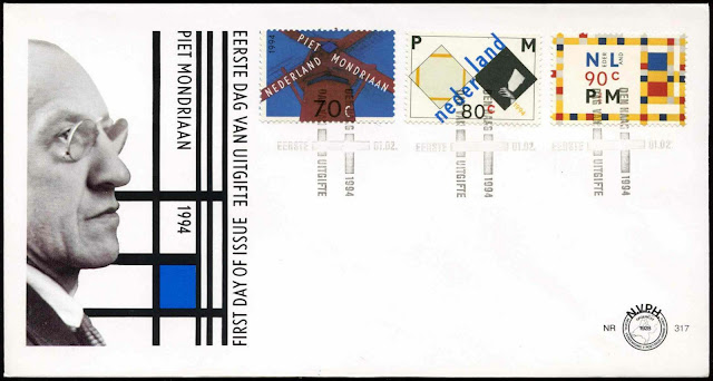 Netherlands 1994 Piet Mondriaan FDC First Day Cover