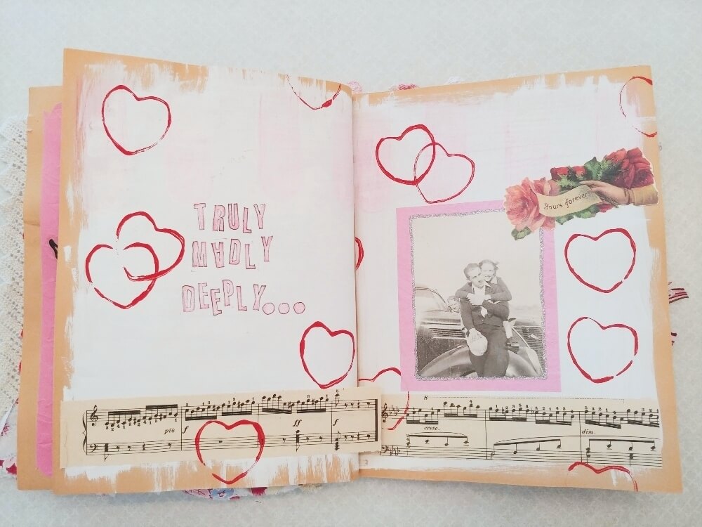 How to Make an Altered Valentine's Day Book - Part Three