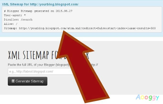 how to submit blogger sitemap to google