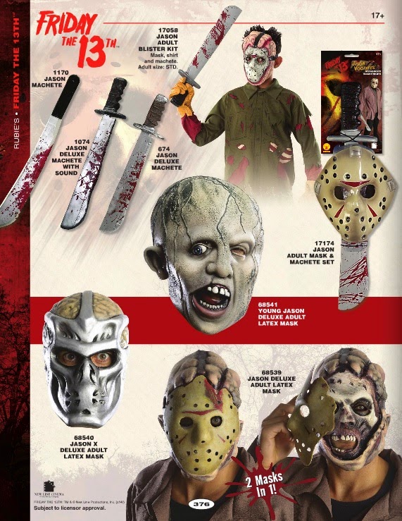 Rubie's Costumes Offer New 2 Piece 'Jason Goes To Hell' And Young Jason Masks
