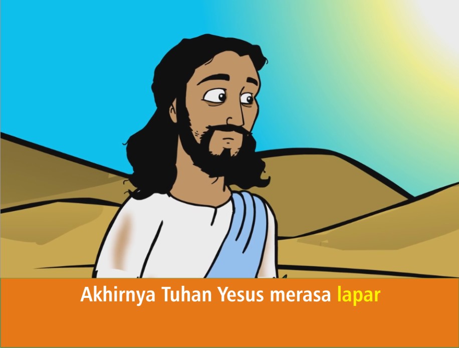 Komik Alkitab Anak: Tuhan Yesus Berpuasa