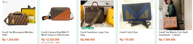 Harga tas fendi di plaza indonesia