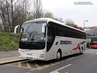 MAN-y Lion's Coach L, Szwagropol, Małopolskie Dworce Autobusowe, tymczasowy dworzec autobusowy