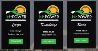 Npower Registration Criteria and Job Categories