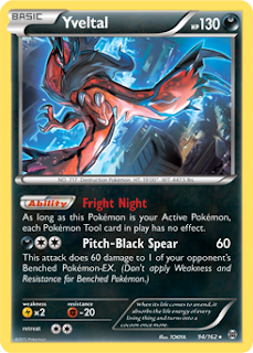 Yveltal BREAKthrough Pokemon Card