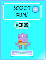 photo of Scoot Fun Verbs, game, TeachersPayTeachers.com Ruth S.