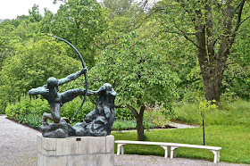 Stockholm, Waldemarsudde Prins Eugen : Héraclès  bronze original de Antoine Bourdelle 1909