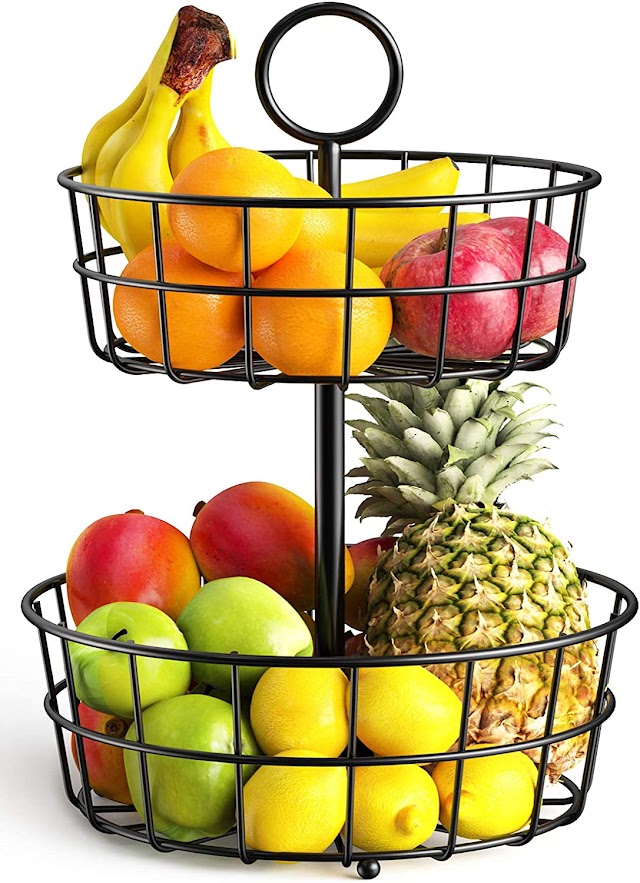 2 Tier Fruit Basket Bowl To Buy on Amazon and Aliexpress